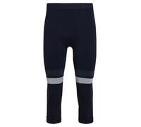 FALKE Pantaloni Baselayer Maximum Warm 3/4 M Ti Materiale Funzionale ad Asciugatura Rapida, 1 Pezzo, Blu Space Blue 6116 Trend, M