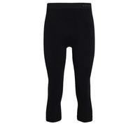 FALKE Pantaloni Baselayer Maximum Warm 3/4 M Ti Materiale Funzionale ad Asciugatura Rapida, 1 Pezzo, Nero 3000 Trend, M