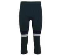 FALKE Pantaloni Baselayer Maximum Warm 3/4 M Ti Materiale Funzionale ad Asciugatura Rapida, 1 Pezzo, Verde Holly 7385 Trend, M