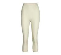FALKE Pantaloni Baselayer Maximum Warm 3/4 W Ti Materiale Funzionale ad Asciugatura Rapida, 1 Pezzo, Bianco 2860 Trend, L