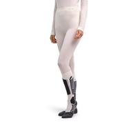 FALKE Pantaloni Baselayer Wool-Tech Protective 3/4 W Ti Lana Tecnica ad Asciugatura Rapida, 1 Pezzo, Bianco off-White 2040, M