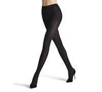 FALKE Prime Rib 60 DEN W Ti semicoprenti fantasia 1 pezzo, Collant Donna, Nero Black 3009, S