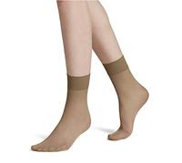 FALKE Pure Matt 20 DEN W So trasparenti velati tinta unita 1 paio, Calzini Donna, Effetto pelle Golden 4699, 35-38