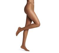 FALKE Pure Matt 20 DEN W Ti trasparenti velati tinta unita 1 pezzo, Collant Donna, Marrone Hazel 5187, M
