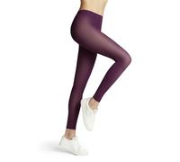 FALKE Pure Matt 50 DEN W LE semicoprenti tinta unita 1 pezzo, Leggings Donna, Viola (Hibiscus 8807) nuovo - ecologico, M