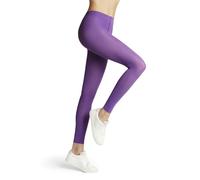 FALKE Pure Matt 50 Den W Le Semicoprenti Tinta Unita, Leggings Donna, Viola Pink Iris 8943, M
