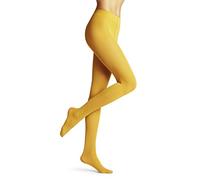 FALKE Pure Matt 50 DEN W Ti semicoprenti tinta unita 1 pezzo, Collant Donna, Giallo Amber 1851, S-M