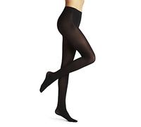 Falke Pure Matt 50 Den W Ti Semicoprenti Tinta Unita Collant, Nero Black 3009, L Donna