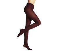 Falke Pure Matt 50 Den W Ti Semicoprenti Tinta Unita Collant, Rosso Barolo 8596, S Donna