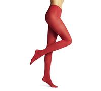 Falke Pure Matt 50 Den W Ti Semicoprenti Tinta Unita Collant, Rosso Scarlet 8228, L Donna