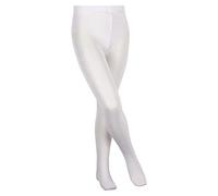 FALKE Romantic Dot 30 DEN K Ti trasparenti velati fantasia 1 pezzo, Collant Unisex Bambini, Bianco White 2209, 122-128