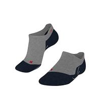 FALKE RU3 Comfort Invisible M In lyocell filo funzionale antivesciche 1 paio, Calzini da corsa Uomo, Grigio Light Grey 3406, 44-45