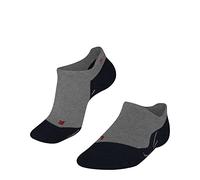 FALKE RU3 Comfort Invisible M In lyocell filo funzionale antivesciche 1 paio, Calzini da corsa Uomo, Grigio Light Grey 3406, 46-48
