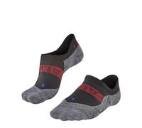 FALKE RU4 Endurance Cool Invisible M In filo funzionale antivesciche 1 paio, Calzini da corsa Uomo, Nero Black 3008, 46-48