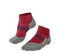 FALKE RU4 Endurance Cool Short M Sso filo funzionale antivesciche 1 paio, Calzini da corsa Uomo, Rosso Bloody Mary 8177, 42-43