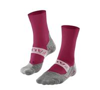 FALKE Ru4 Endurance Cool W So Filo Funzionale Antivesciche, Calzini da corsa Donna, Rosso Rose 8564, 39-40