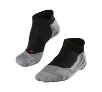 FALKE RU4 Endurance Invisible M In cotone filo funzionale antivesciche 1 paio, Calzini da corsa Uomo, Nero Black-Mix 3010, 44-45
