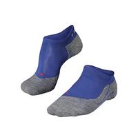 FALKE RU4 Endurance Invisible M In cotone filo funzionale antivesciche 1 paio, Calzini da corsa Uomo, Blu Athletic Blue 6451, 44-45
