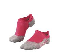 FALKE Ru4 Endurance Invisible W In Cotone Filo Funzionale Antivesciche, Calzini da corsa Donna, Rosso Rose 8564, 39-40