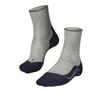 FALKE RU4 Endurance M So cotone filo funzionale antivesciche 1 paio, Calzini da corsa Uomo, Grigio Lightgrey 3406, 44-45