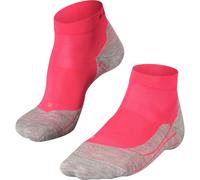 FALKE RU4 Endurance Short W Sso cotone filo funzionale antivesciche 1 paio, Calzini da corsa Donna, Rosso Rose 8564, 35-36