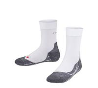 FALKE RU4 K So cotone filo funzionale antivesciche 1 paio, Calzini da corsa Unisex - Bambini, Bianco White-Mix 2020, 35-38
