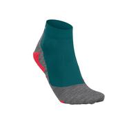 FALKE RU5 Race Short M Sso filo funzionale antivesciche 1 paio, Calzini da corsa Uomo, Verde Amazonia 7676, 44-45