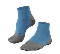 FALKE RU5 Race Short M Sso filo funzionale antivesciche 1 paio, Calzini da corsa Uomo, Verde Turquoise 7922, 44-45