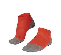 FALKE Ru5 Race Short W Sso Filo Funzionale Antivesciche, Calzini da corsa Donna, Rosso Neon Red 8584, 41-42