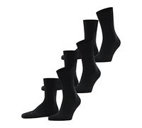 FALKE Run 3-Pack Unisex Calze con suola felpata black (3000), 42-43