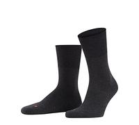 FALKE Run U Sso cotone filo funzionale tinta unita 1 paio, Calzini Unisex - Adulto, Grigio Dark Grey 3970, 42-43