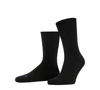 FALKE Run U Sso cotone filo funzionale tinta unita 1 paio, Calzini Unisex - Adulto, Nero Black 3000, 37-38