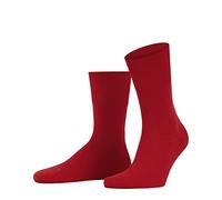 FALKE Run U SSO Cotone Filo Funzionale Tinta Unita Calzini, Opaco, Rosso Fire 8150, 46-48 Unisex-Adulto