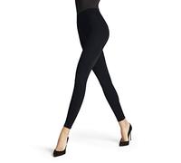 FALKE Seamless Shaping W Le coprenti tinta unita 1 pezzo, Leggings Donna, Nero Black 3009, XL 46-48