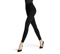 FALKE Seamless Shaping W Le coprenti tinta unita 1 pezzo, Leggings Donna, Nero Black 3009, XS 34-36