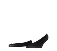 FALKE Seamless Step W in Sottili Invisibili Tinta Unita 1 Paio Calzini fantasmini, Opaco, Nero (Black 3009), 35-36 Donna