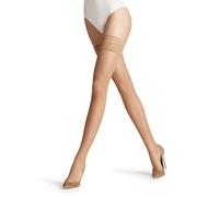 FALKE Seidenglatt 15 DEN W Stu trasparenti velati tinta unita 1 paio, Autoreggenti Donna, Effetto pelle Powder 4169, S