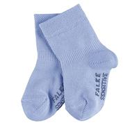 FALKE Sensitive B So Cotone Con Bordino Morbido, Calzini Unisex - Bimbi 0-24, Blu Crystal Blue 6290, 74-80