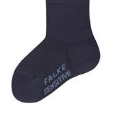 FALKE Sensitive B So Cotone Con Bordino Morbido, Calzini Unisex - Bimbi 0-24, Blu Dark Navy 6370, 62-68