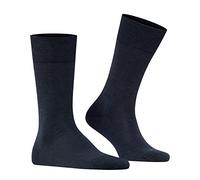FALKE Sensitive Berlin M So lana cotone con bordino morbido 1 paio, Calzini Uomo, Blu Dark Navy 6375, 39-42