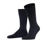 FALKE Sensitive Berlin M So lana cotone con bordino morbido 1 paio, Calzini Uomo, Blu Dark Navy 6375, 43-46