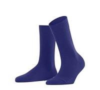 FALKE Sensitive Berlin W So lana cotone con bordino morbido 1 paio, Calzini Donna, Blu Imperial 6065, 39-42
