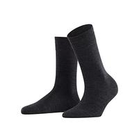 FALKE Sensitive Berlin W So lana cotone con bordino morbido 1 paio, Calzini Donna, Grigio Anthracite Melange 3085, 39-42