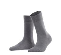 FALKE Sensitive Berlin W So lana cotone con bordino morbido 1 paio, Calzini Donna, Grigio Light Grey Melange 3830, 35-38