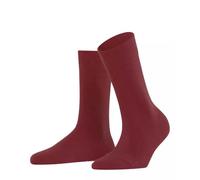 FALKE Sensitive Berlin W So lana cotone con bordino morbido 1 paio, Calzini Donna, Rosso Henna 8437, 35-38