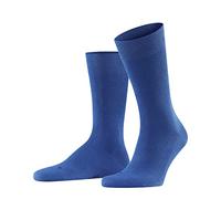 FALKE Sensitive London M So cotone con bordino morbido 1 paio, Calzini Uomo, Blu Sapphire 6055, 43-46