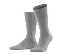 FALKE Sensitive London M So cotone con bordino morbido 1 paio, Calzini Uomo, Grigio Light Grey Melange 3390, 47-50