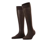 FALKE Sensitive London W Kh cotone con bordino morbido 1 paio, Calzini lunghi Donna, Marrone Dark Brown 5233, 39-42