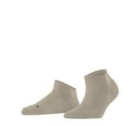 FALKE Sensitive London W Sn cotone bassi tinta unita 1 paio, Calzini corti Donna, Beige Linen Melange 4541, 35-38