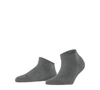 FALKE Sensitive London W Sn cotone bassi tinta unita 1 paio, Calzini corti Donna, Grigio Light Grey Melange 3390, 39-42